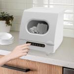 Compact Portable Dishwasher with 5 Wash Programs