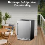 Kalamera 24 Inch Outdoor Beverage Fridge for 154 Cans