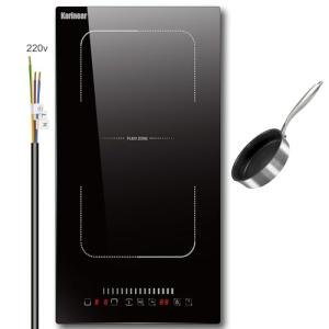 Karinear 12-Inch 2-Burner Induction Cooktop