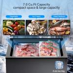 Kismile 2.8 Cu. Ft. Compact Chest Freezer