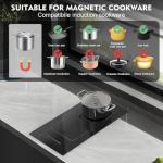 Karinear 12-Inch 2-Burner Induction Cooktop