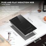 Karinear 12-Inch 2-Burner Induction Cooktop