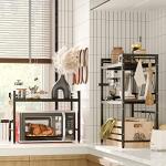 NETEL 3-Tier Microwave Stand with Hooks