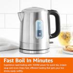 Amazon Basics Fast Boil Electric Stainless Steel Kettle