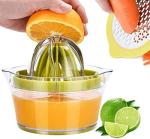 Drizom Manual Citrus Juicer with Measuring Cup