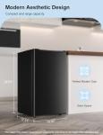 Compact 3.2 Cu Ft Quiet Upright Freezer