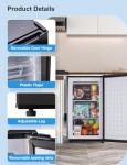 Compact 3.2 Cu Ft Quiet Upright Freezer