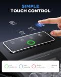 Compact Countertop Ice Maker with Self-Cleaning Feature