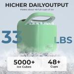 Countertop Ice Maker - 9 Cubes in 6 Mins