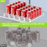 Fridge Drink Organizer - Holds 25 Cans