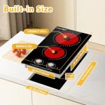 Cusinesync 12" Electric Cooktop with 2 Burners