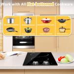 Cusinesync 12" Electric Cooktop with 2 Burners