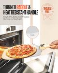 Aluminum Pizza Peel with Rocker Cutter and Handle