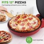 NutriChef Electric Countertop Pizza Maker - 1500W