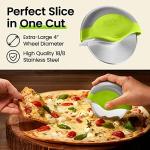 Kitchy Ergonomic Pizza Cutter with Blade Cover