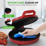 NutriChef Electric Countertop Pizza Maker - 1500W