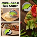 Kitchy Ergonomic Pizza Cutter with Blade Cover