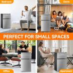Frestec 3.2 Cu.Ft. Mini Fridge with Freezer
