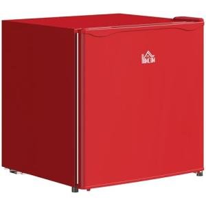 HOMCOM Compact 1.1 Cu.Ft Mini Freezer - Red