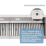 Akicon 60" Built-in Range Hood Insert, 1200 CFM