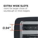 Commercial Chef 2 Slice Toaster - Black