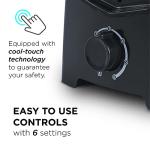 Commercial Chef 2 Slice Toaster - Black