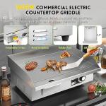 Moogiantgo 22" Electric Griddle with Removable Oil Box