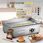 Moogiantgo 22" Electric Griddle with Removable Oil Box