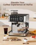 20 Bar Espresso Machine with Grinder & Frother