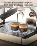 20 Bar Espresso Machine with Grinder & Frother