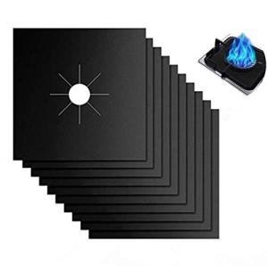 Forlivese Non-Stick Gas Stove Burner Covers - 10 Pack