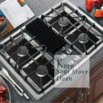 Forlivese Non-Stick Gas Stove Burner Covers - 10 Pack