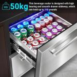 BODEGA 24 Inch Outdoor Beverage Fridge, 180 Can Capacity