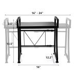 Expandable Kitchen Organizer Rack with Hooks