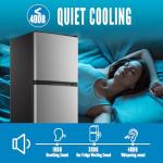 WANAI 5.0 CU.FT. Dual Door Fridge and Freezer