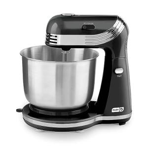 Dash Electric Stand Mixer with Stainless Steel Bowl