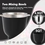 4.5QT/5QT Electric Stand Mixer with Attachments