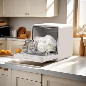 Cobuy Mini Countertop Dishwasher with 7 Programs