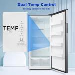 Techomey 21 cu.ft. Upright Garage Freezer