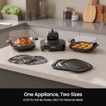 Kismile 5-in-1 Portable Air Fryer with Dual Glass Containers
