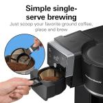 Hamilton Beach 2-Way Coffee Maker, 12 Cups, Black