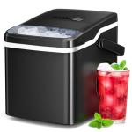 Portable Countertop Ice Maker, Self-Cleaning, 26.5 lbs/24H