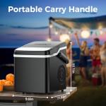 Portable Countertop Ice Maker, Self-Cleaning, 26.5 lbs/24H