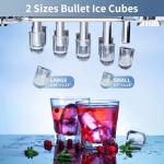 Portable Countertop Ice Maker, Self-Cleaning, 26.5 lbs/24H