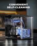 Portable Ice Maker with Self-Cleaning Feature