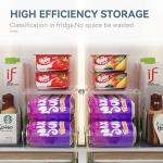 Soda Can Dispenser Set for Easy Fridge Organization