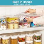 Vtopmart 8pc Stackable Storage Bins with Lids