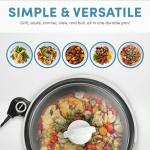 Aroma 3-in-1 Indoor Grill, Pot, and Steamer