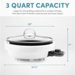 Aroma 3-in-1 Indoor Grill, Pot, and Steamer