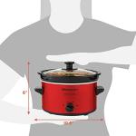 Electric Oval Slow Cooker with Adjustable Temperature